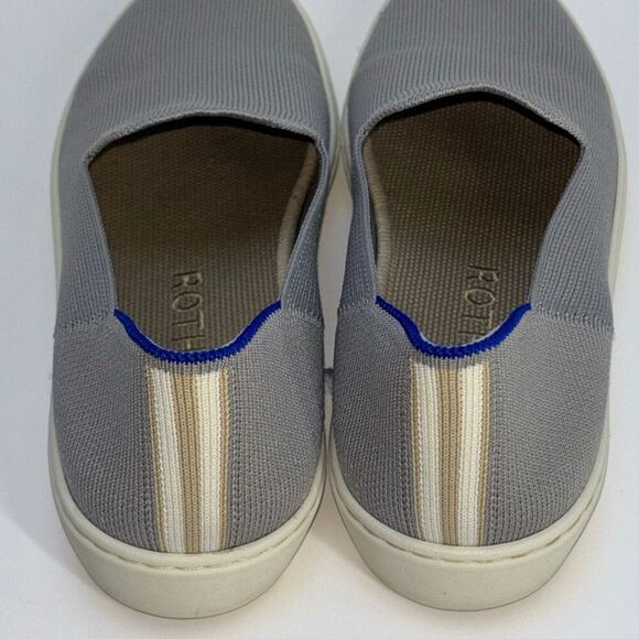 Rothy's original slip on sneaker walking shoe light gray 7 1/2 ex cond - Picture 4 of 7